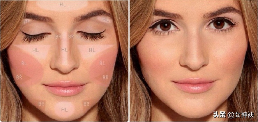 遮瑕眼袋斑缩小脸的化妆教程,遮痘印最好的妆容