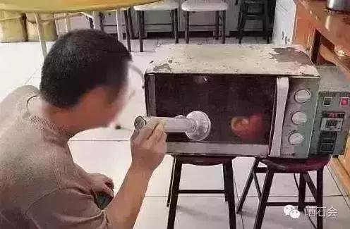 原来这些石头都是烤箱里做出来的,各种各样的石头做法