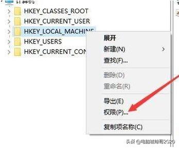 win10无法输入注册表值请检查权限,win10注册表写该值的新内容时出错