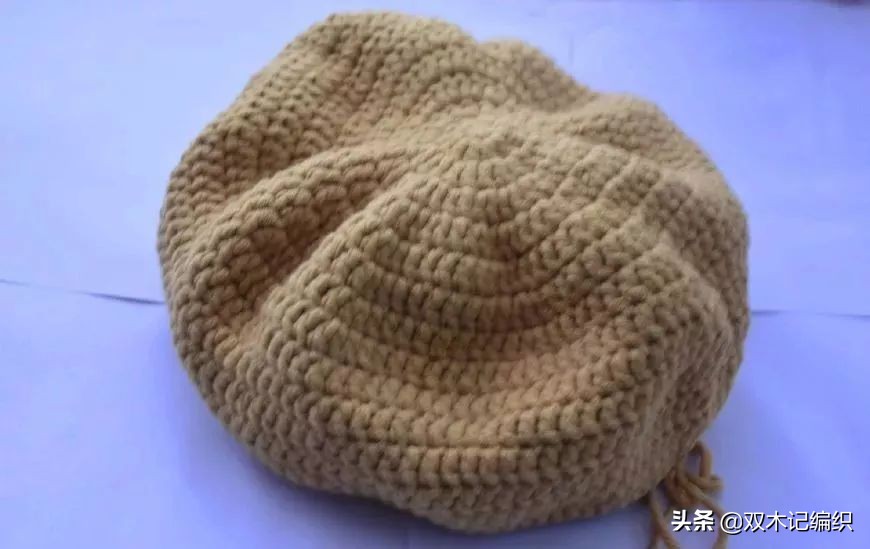 冬天到了怎么织帽子,自己织的太阳帽