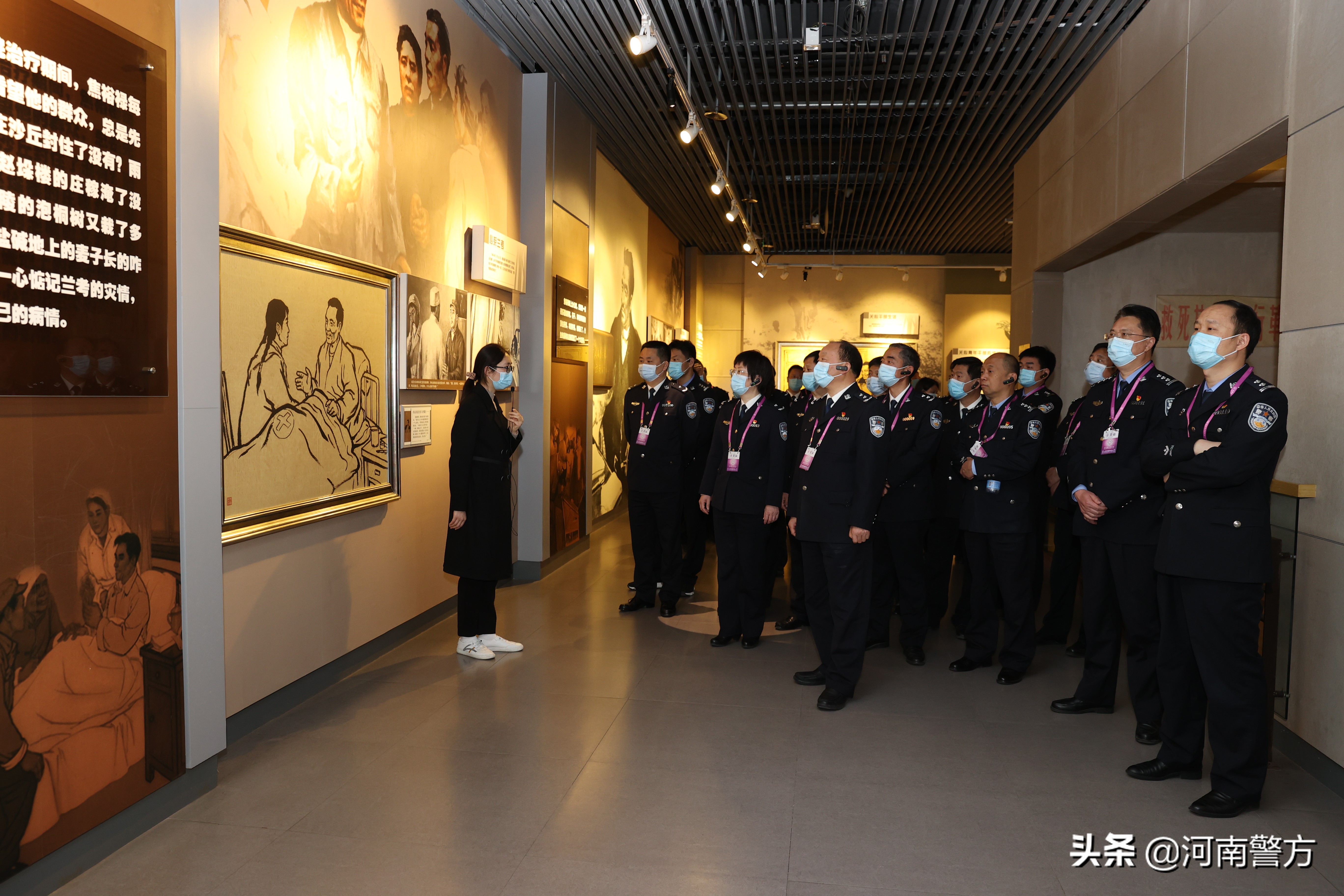 参观游玩河南兰考县焦裕禄纪念馆,焦裕禄纪念馆参观人员