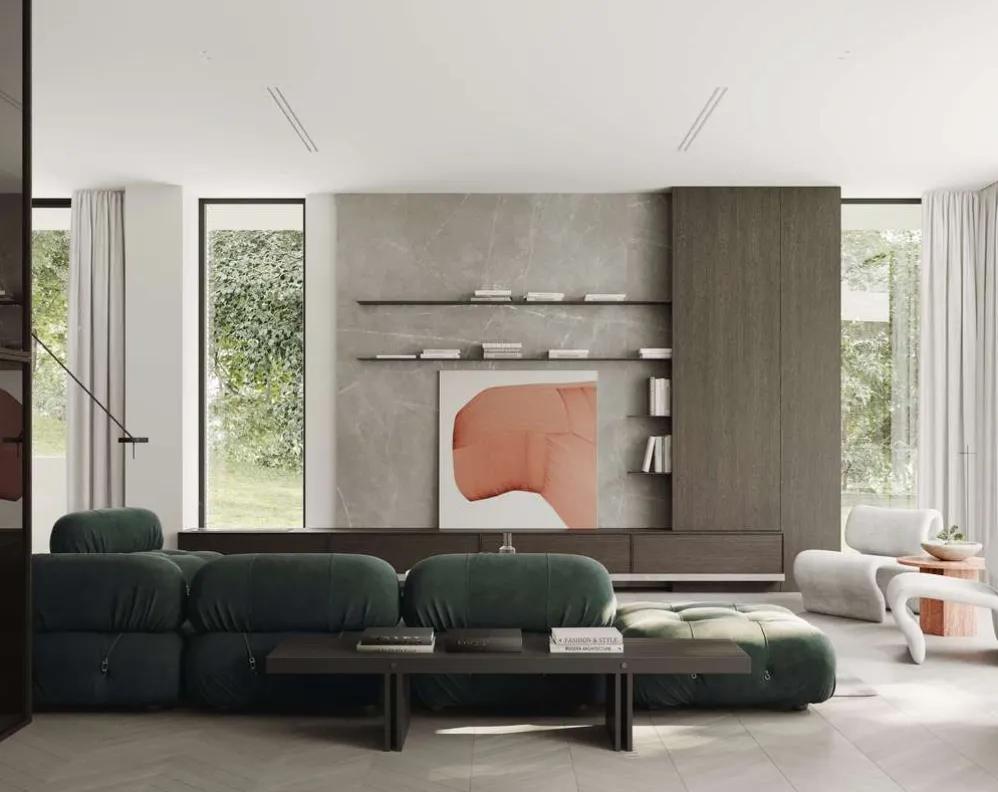 别墅极简200-300平装修效果图,别墅200平装修清单大全