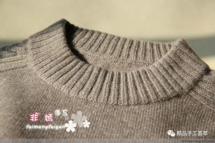 顶级高档男士羊绒衫肩部带横条,男士圆领羊绒衫编织花样视频