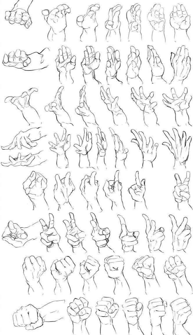 动漫人物手怎么画,画动漫人物手的画法