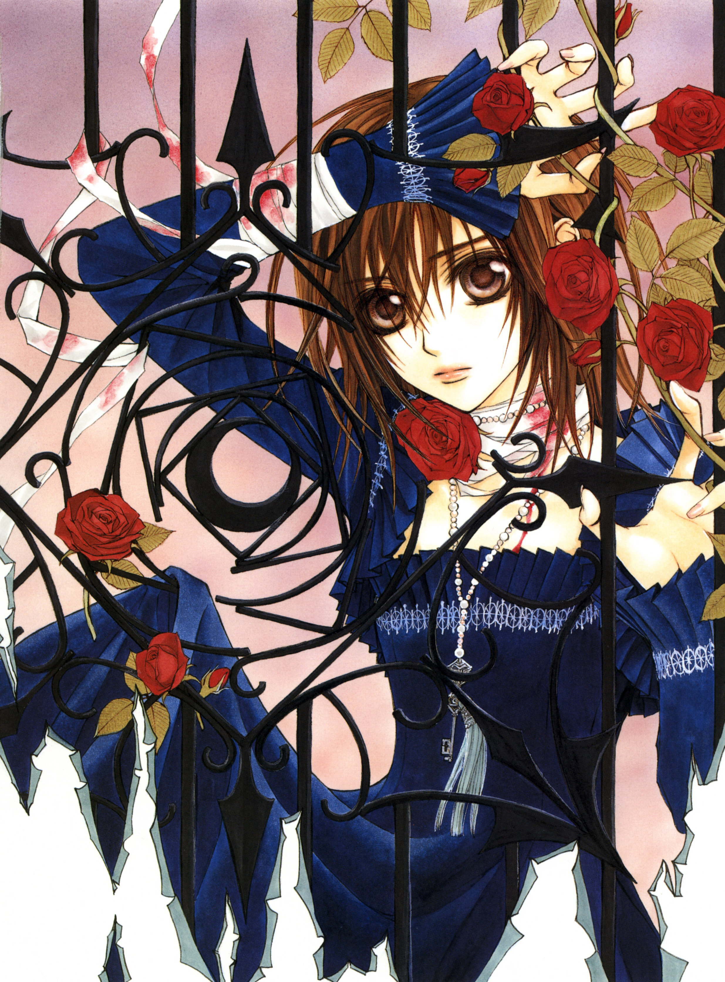 暗黑风吸血鬼动漫图片,吸血鬼骑士漫画手绘