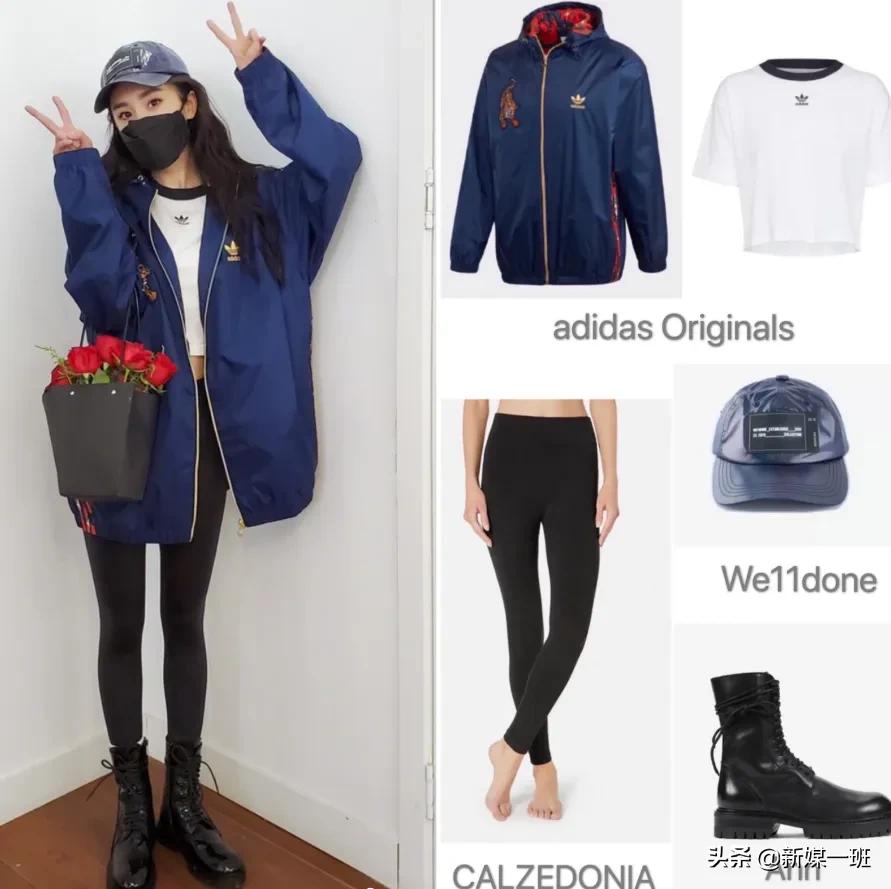 敢拿瑜伽裤外穿怕只有杨幂了，没有她这*棍电**腿，普通女生模仿不来