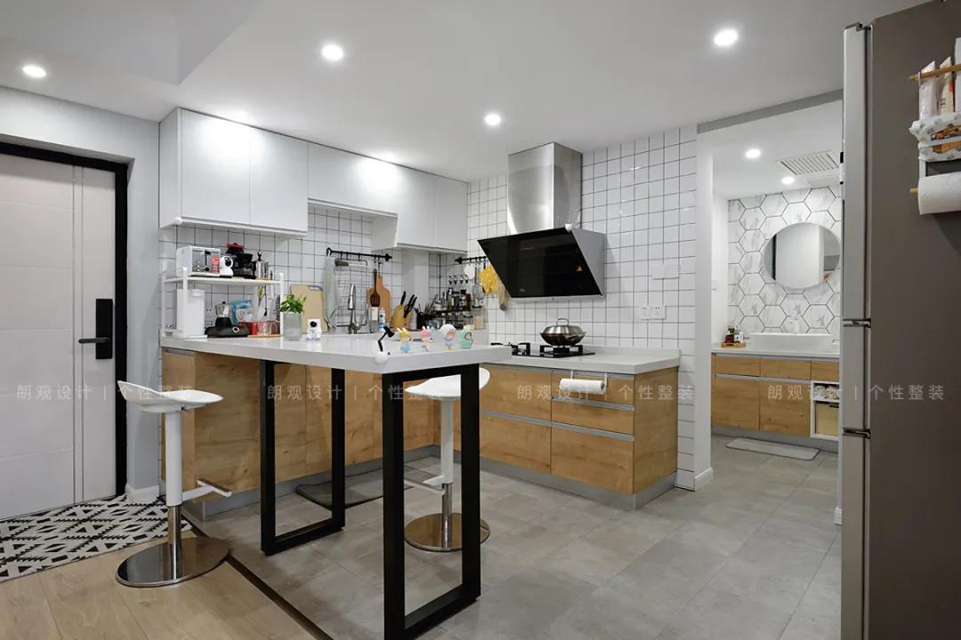 95平北欧风格感受幸福的味道,95平轻奢北欧风格