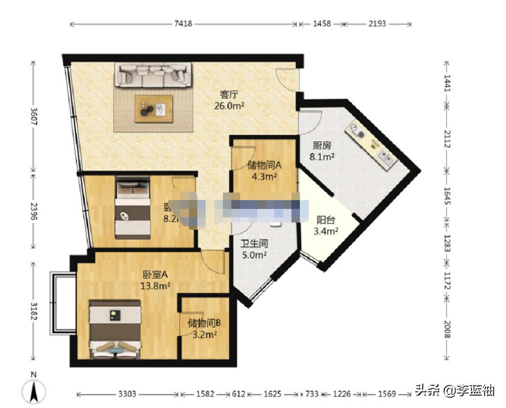 #幸福敲门测评#龙湖户型演化史-2000年龙湖花园