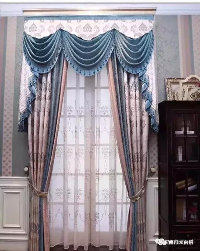 窗帘帘头款式搭配效果图大全,家有窗帘推荐