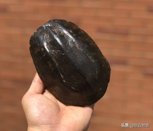 盘龟壳会玉化包浆后效果视频,龟壳盘多久玉化包浆起荧光