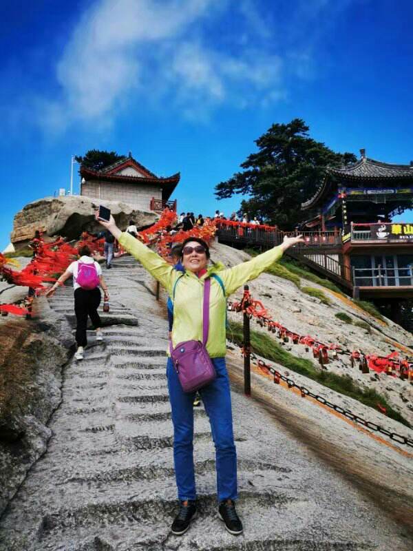 长空栈道登华山,惊心动魄登华山