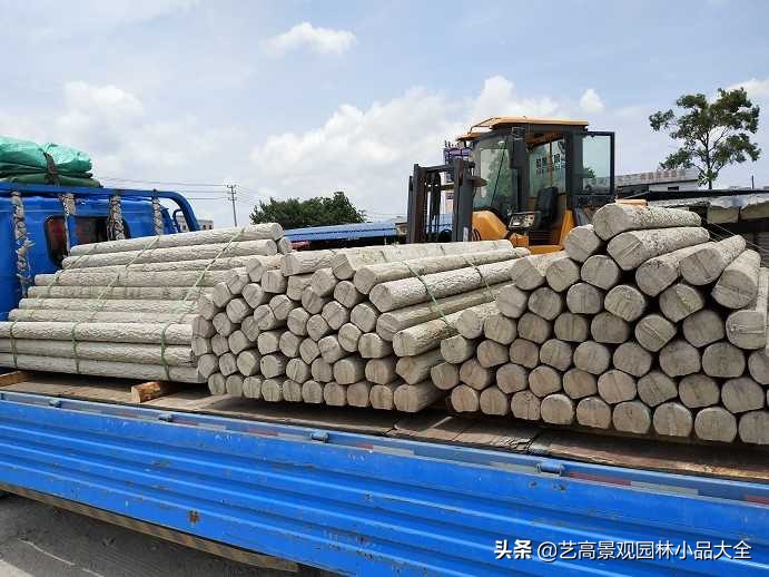 仿木水泥栏杆免费设计,景区护栏仿木栏杆