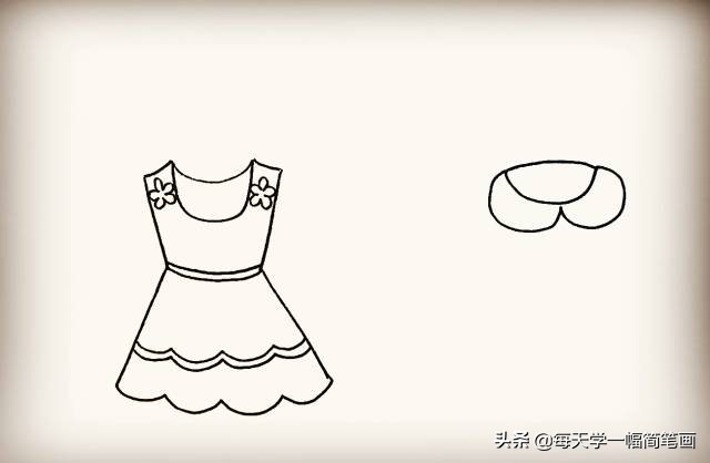 简笔画服饰简单画法,简笔画每天学一幅
