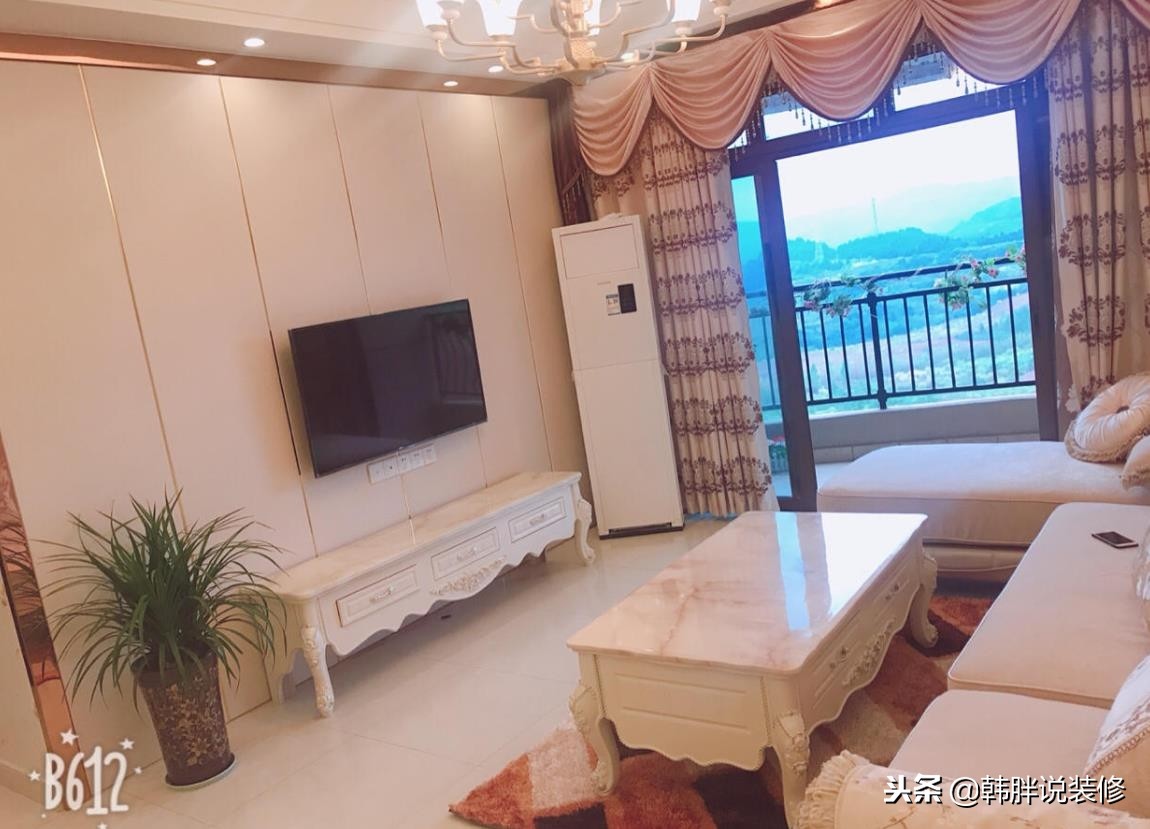 碧桂园高定墙纸,碧桂园110精装房后期软装案例