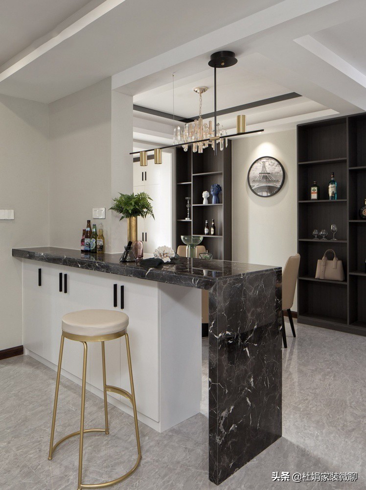 西安灞业大境128平米装修案例,灞业大境三室装修风格