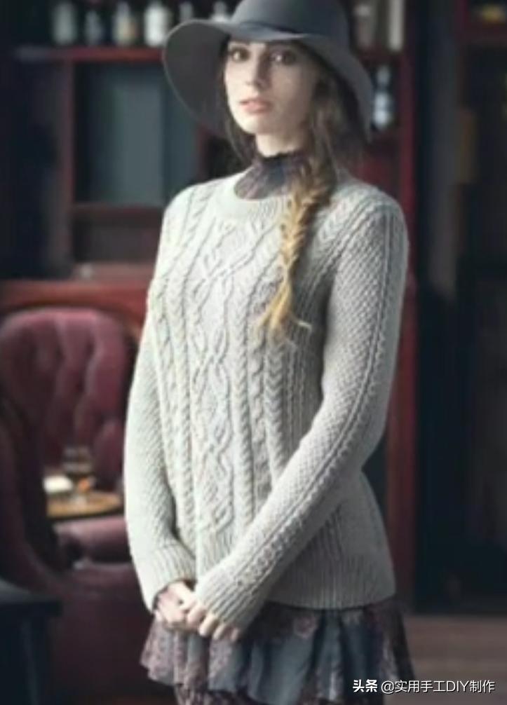 女士针织开衫外套最新款加厚,针织套头衫女