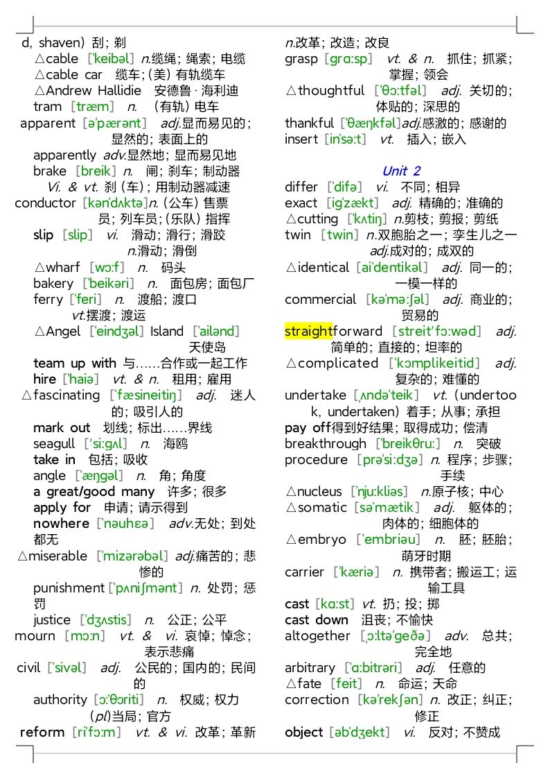 人教版高中英语单词表全部电子版,人教版高中英语单词表