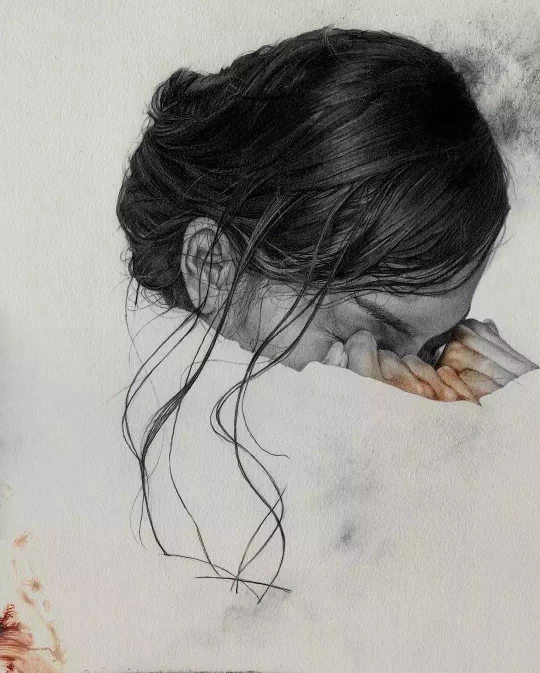 日本艺术素描画家,日本画家的素描作品