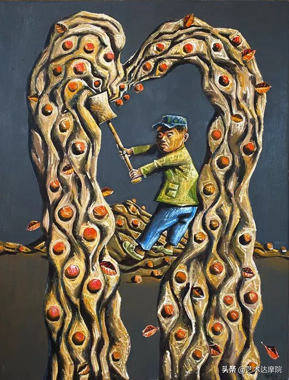 “废材”农民成长为中国毕加索，一幅画7万元，立志画2000副