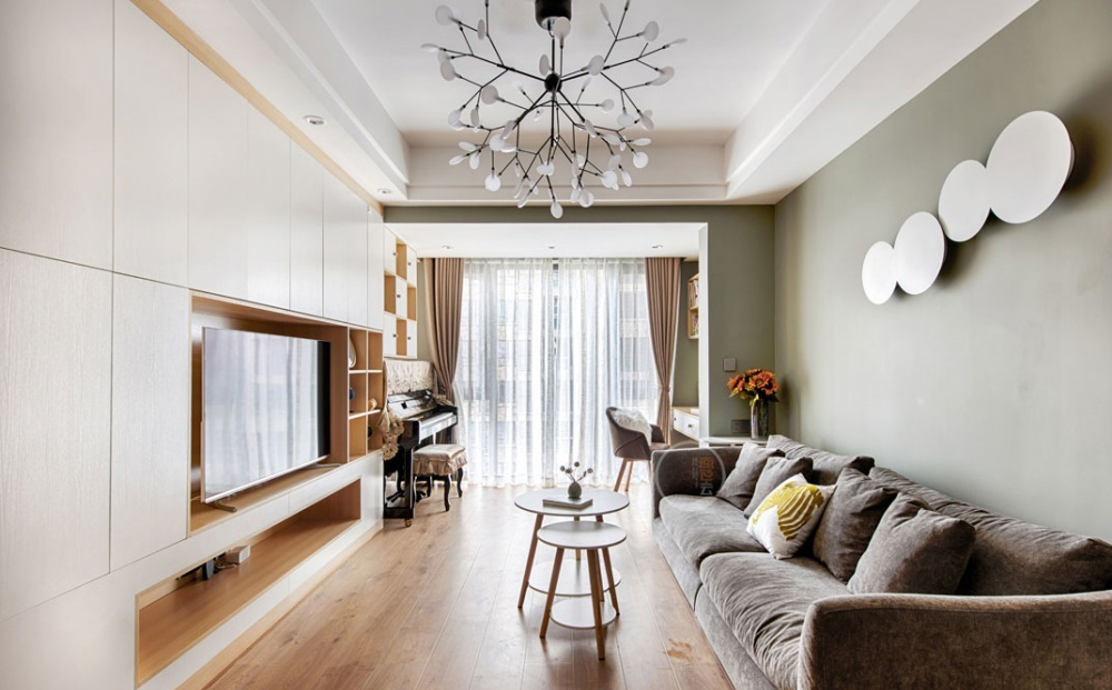 客厅装修完灯不居中怎么补救,客厅灯没选好怎么补救