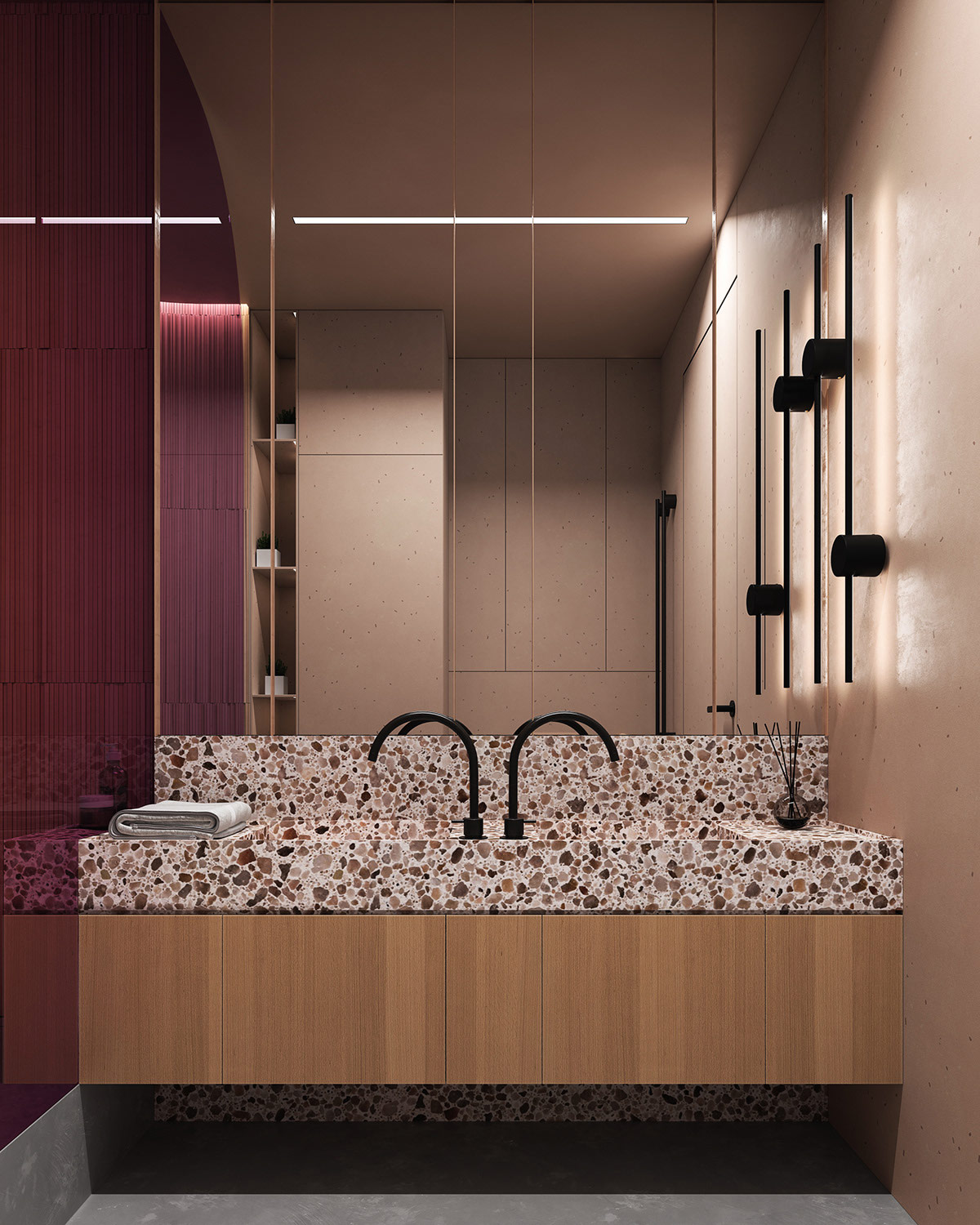 色彩质感强的室内设计,色彩主义室内设计