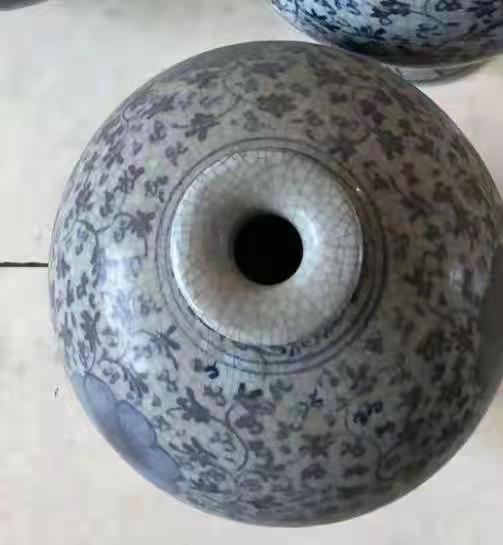 青花瓷器财神塑像鉴赏,青花瓷器鉴定