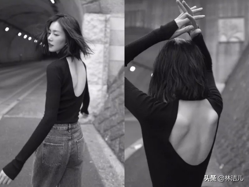 当钟楚曦和江疏影同穿印花连衣裙,倪妮钟楚曦写真