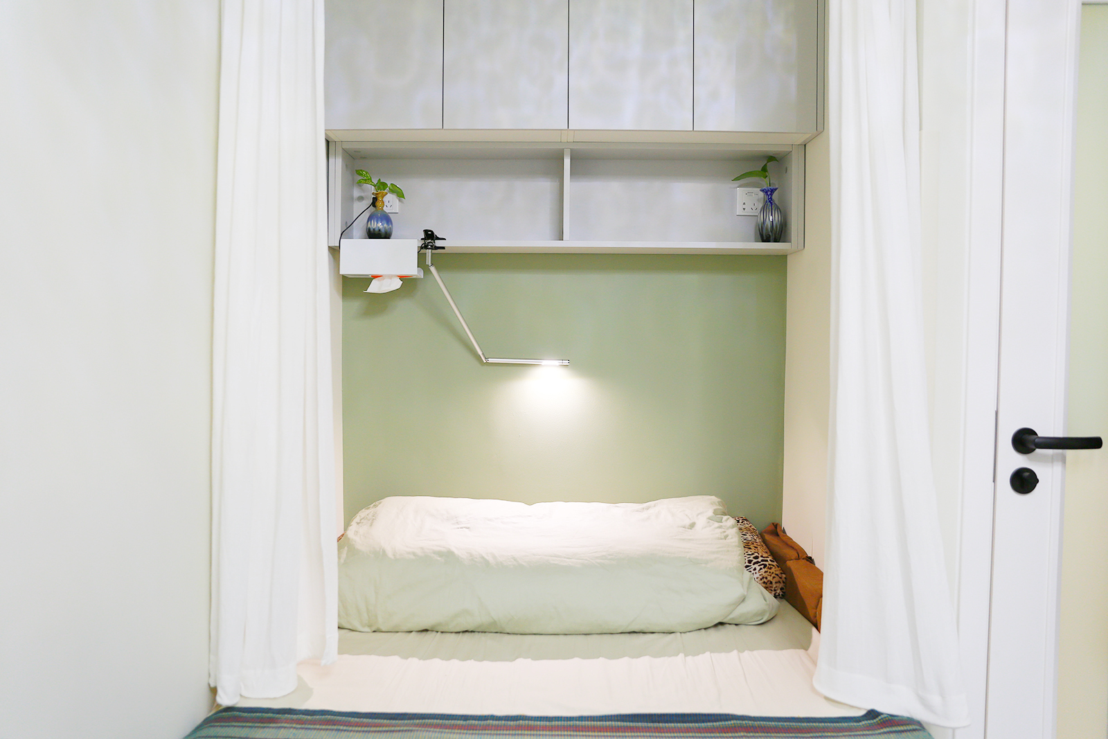 88平双阳台现代简约风格,一室一厅大阳台小户型装修老房子