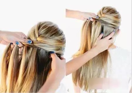 超简单鱼尾辫教程,手把手教你鱼尾辫