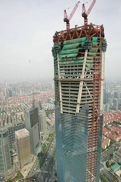 上海环球中心最高建筑,世界第一高楼上海中心大厦