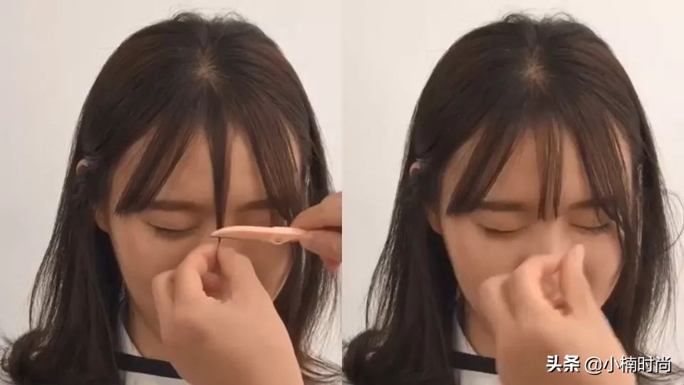韩国刘海自己剪教程,刘海剪发教程简单好看法式刘海