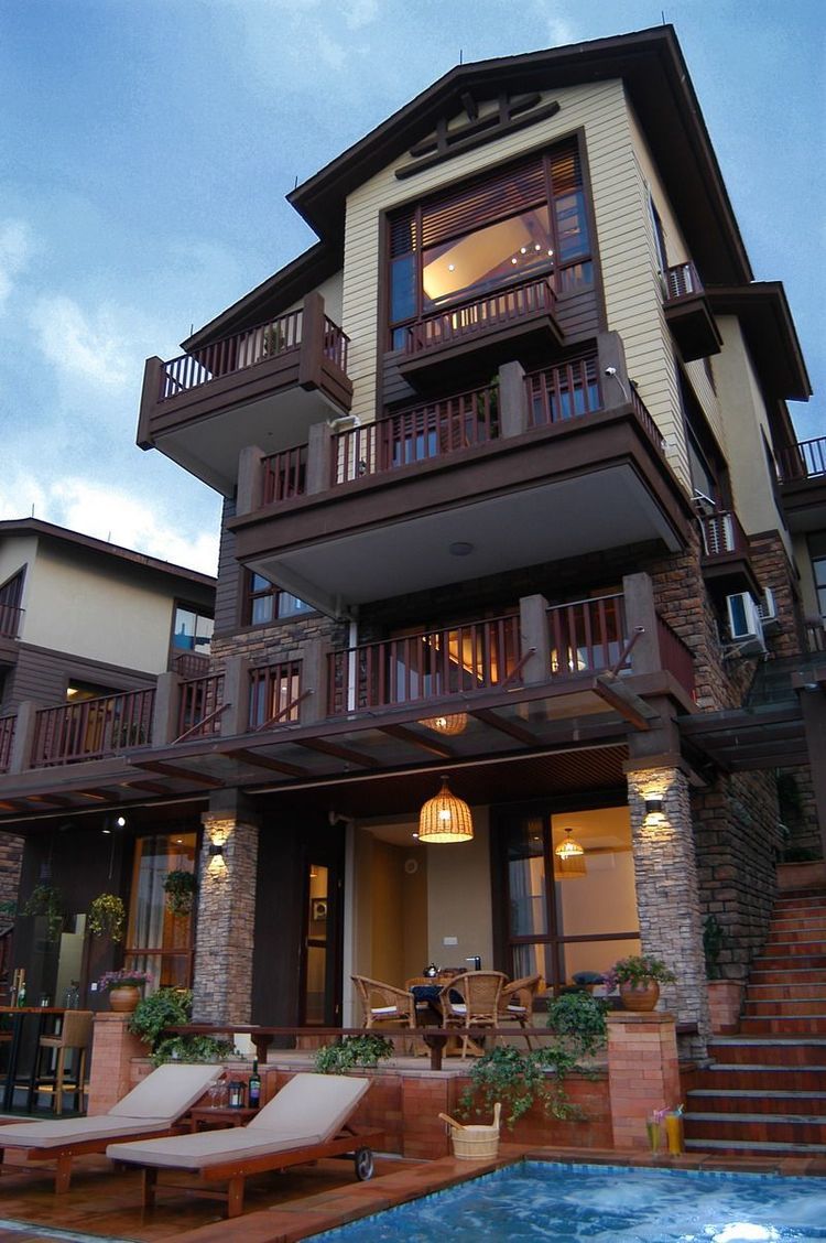 清远佛冈温泉房间带私人泡池,清远山景私人温泉别墅