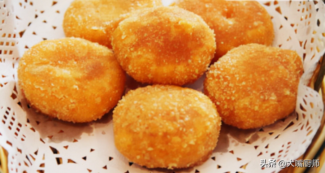 南瓜饼的做法糯米粉炸南瓜饼,炸糯米粉南瓜饼是哪里的特色