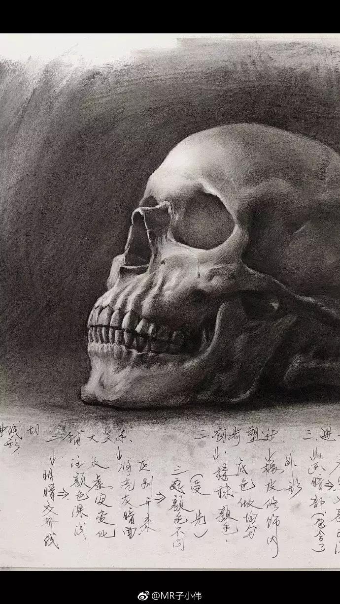 如何用一支炭笔表现素描的结构和质感?一篇告诉你