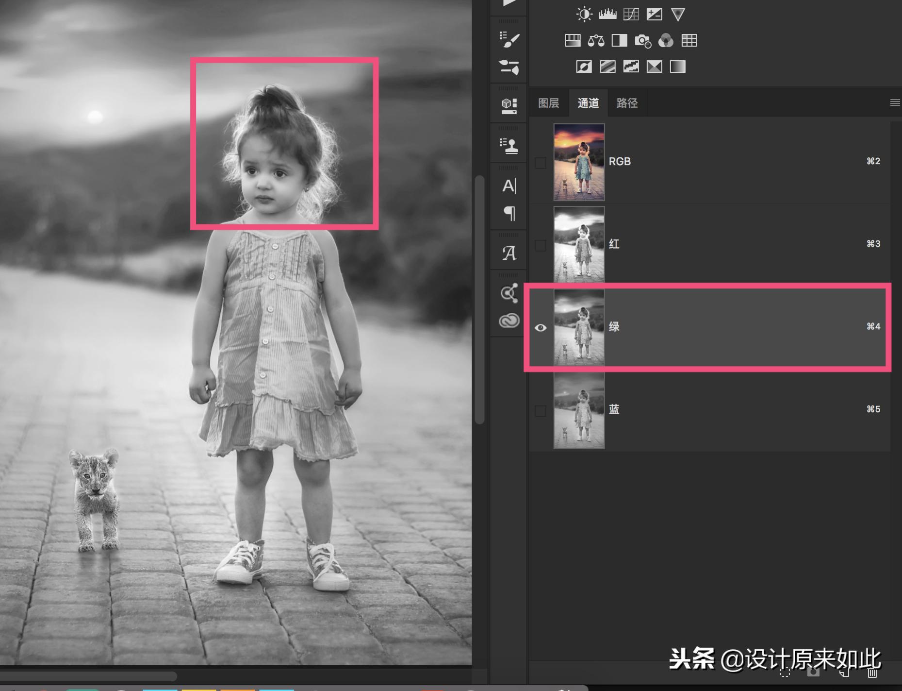 不会抠图也能10秒搞定的白底图,ps通道抠图的原理是什么