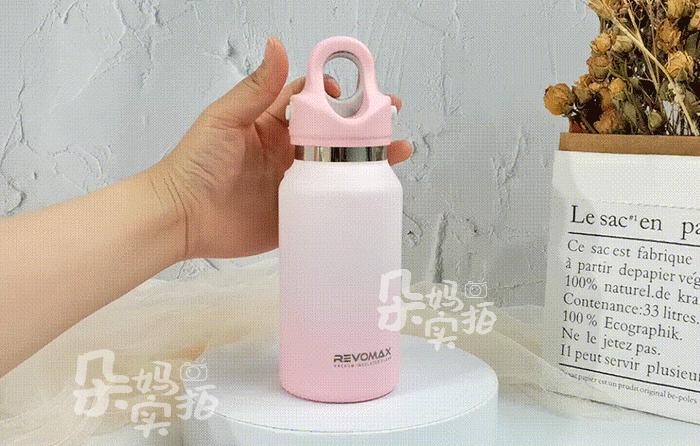 正品便携式一键开盖水杯,无需手拧保温水杯