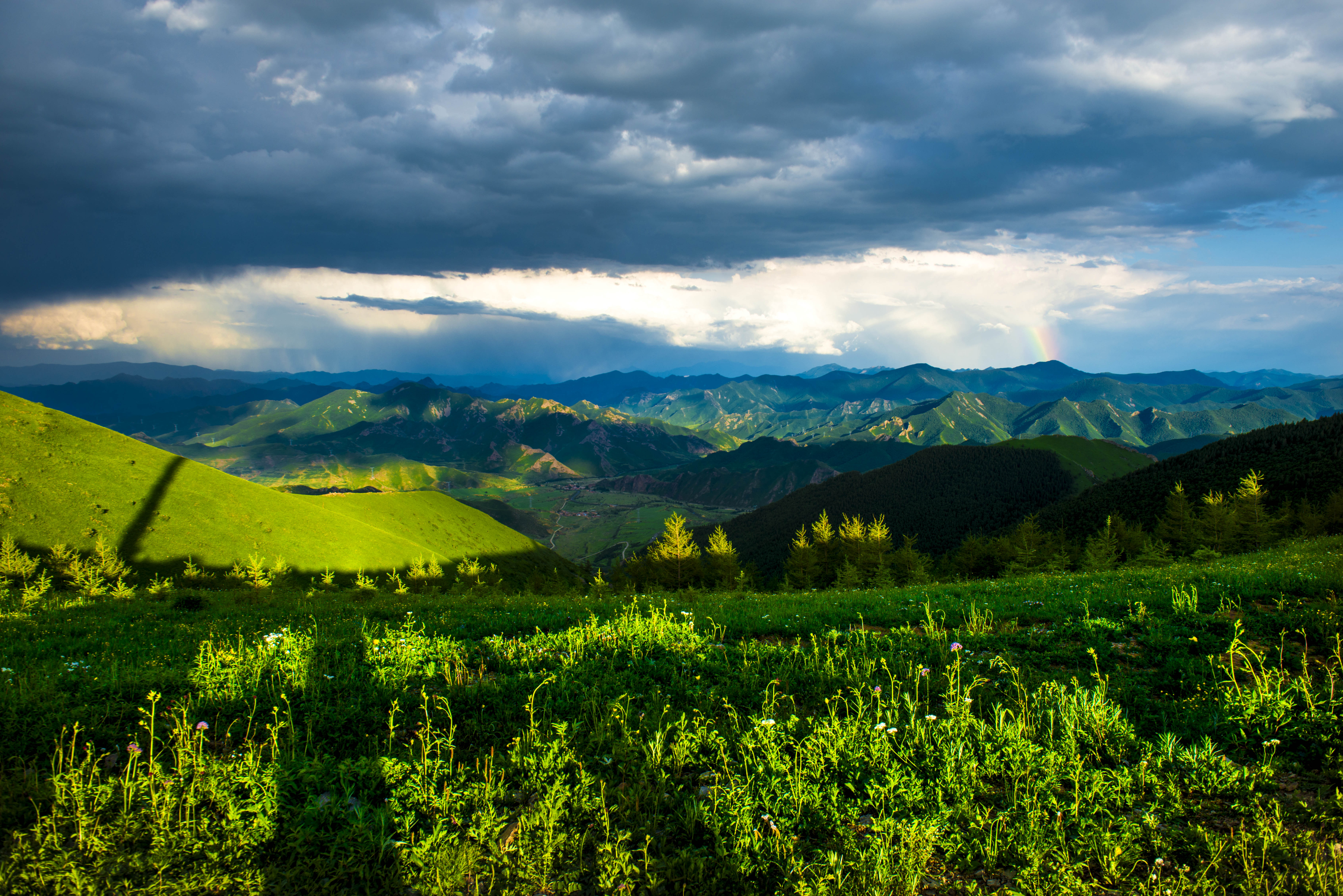 坝上草原照片高清图片,坝上草原风景图100张