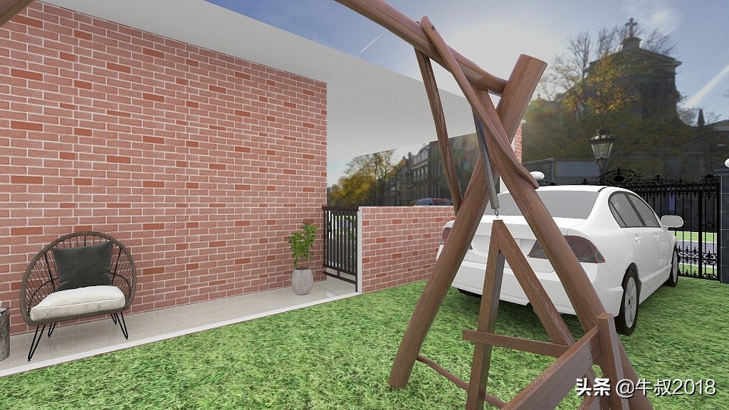 乡村养老别墅带庭院,农村简单养老房小户型设计