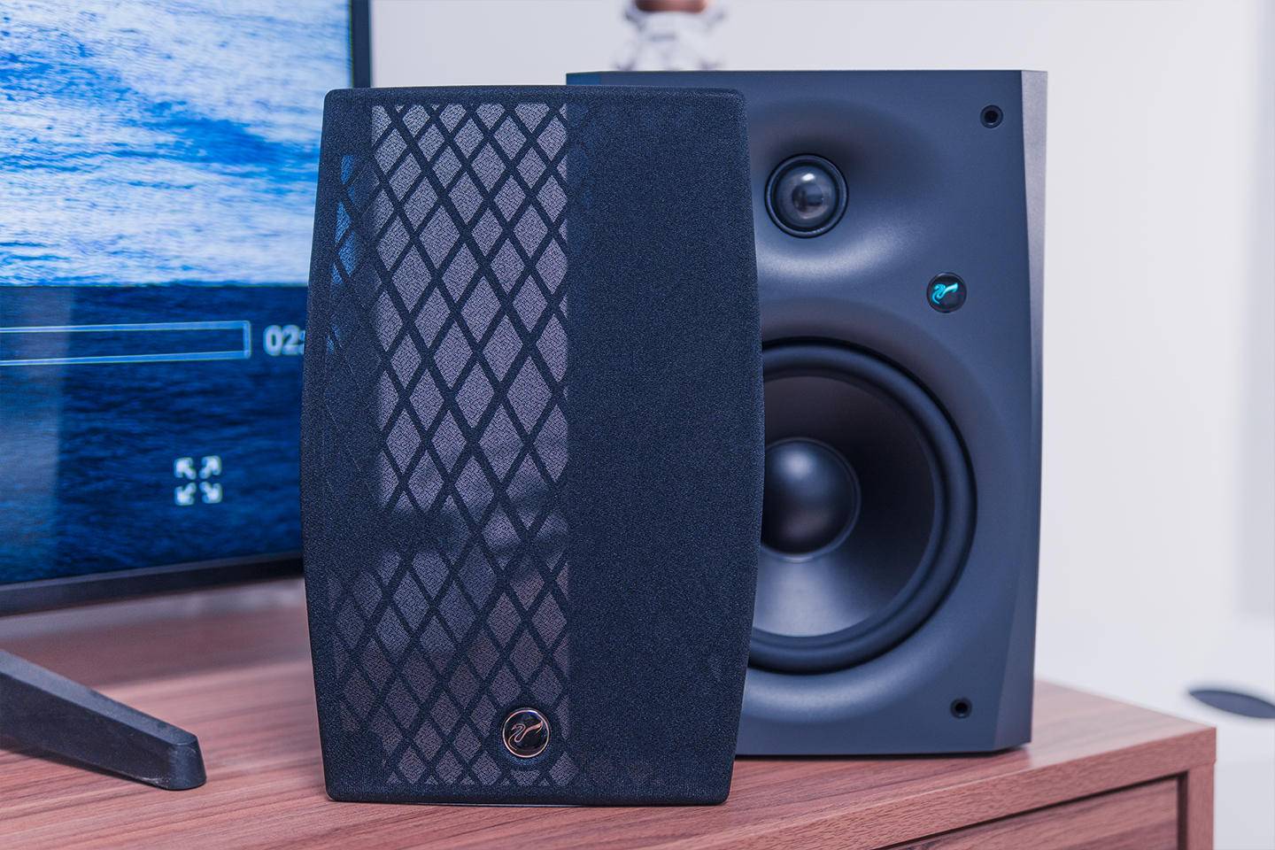 惠威d1090有源音箱对比评测,惠威d1090低音单元拆解图