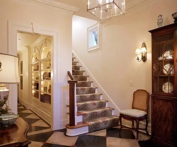 现代简约装修风格别墅楼梯设计,旋转楼梯别墅装修设计效果图