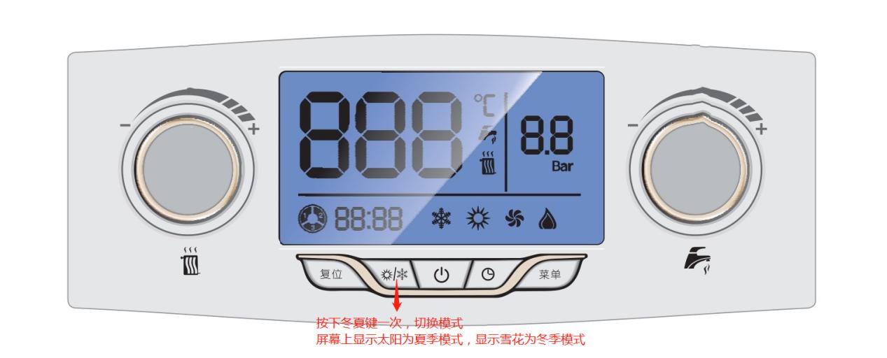 夏季模式采暖温度高,暖气来了开启夏天模式