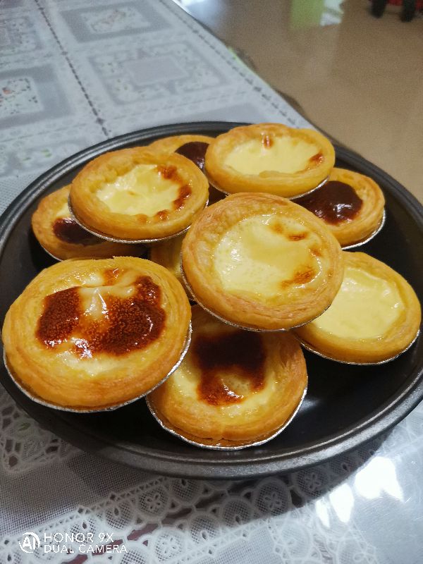 简易蛋挞的做法用空气炸锅烤,简单烤蛋挞的做法视频