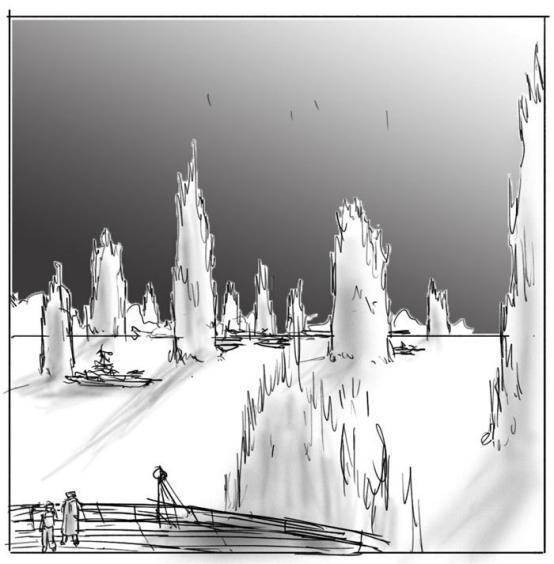 如何画水的流动形态,如何画出水的感觉