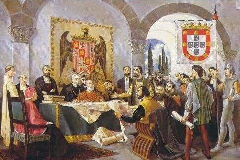 西葡两国为海上探索起争端，不靠谱信息误导哥伦布，绝望行驶70天