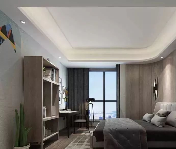 现代港式轻奢大平层设计效果图,港式轻奢大宅