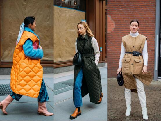 今年最火的绗缝棉服,冬季绗缝两面穿棉服