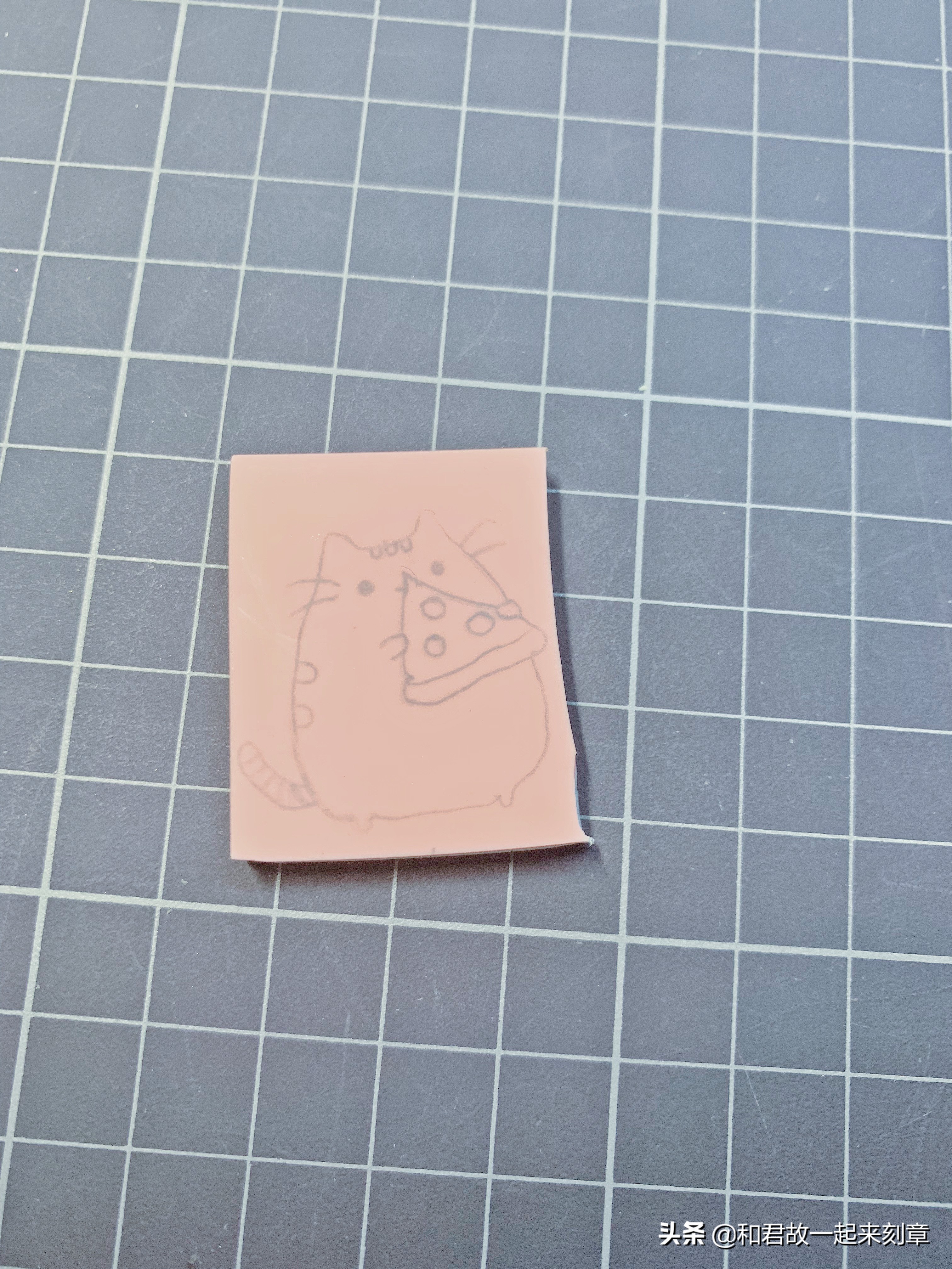 最简单的橡皮章手工,制作橡皮章教程视频