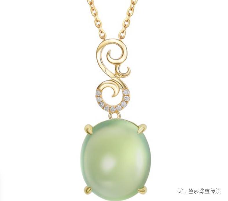 夏季做氛围感美人,清新好入手的葡萄石应该拥有姓名