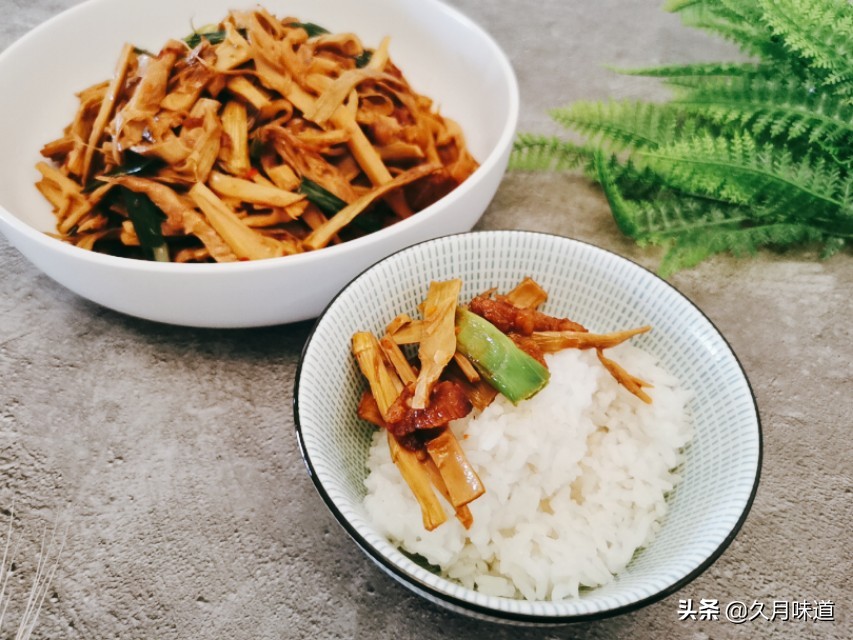 干竹笋烧肉怎么烧才能最好吃,干竹笋烧肉真香