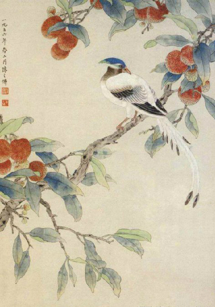 陈之佛工笔花鸟画技法解析,陈之佛花鸟画教程视频